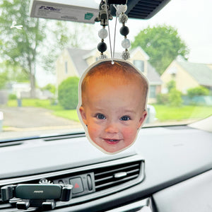 Custom Face Photo Air Freshener, Personalized Air Freshener, Car Accessories, Custom Photo