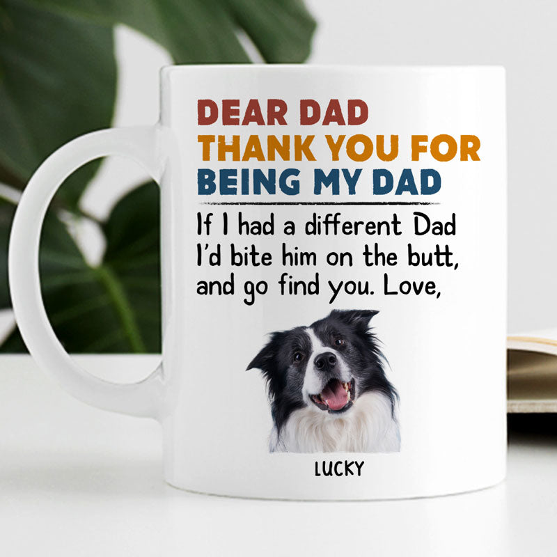 Bite Him On The Butt, Personalized Accent Mug, Gift For Dog Lovers -  PersonalFury