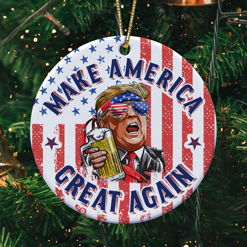 Make America Great Again, Personalized Ornaments,Trump Ornament, Election 2024