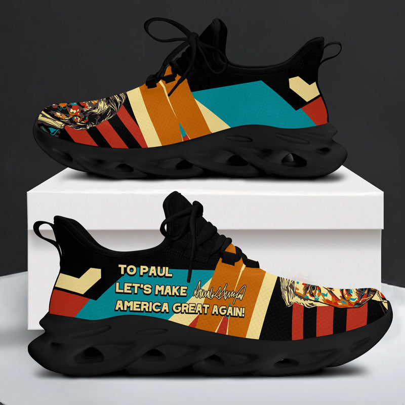 Trump Make America Great Again Retro MaxSoul Shoes, Personalized Trump Sneakers, Trump Shoes, Election 2024