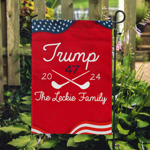 Golf 47 2024 Trump, Personalized Garden Flag, Home Decoration, Election 2024