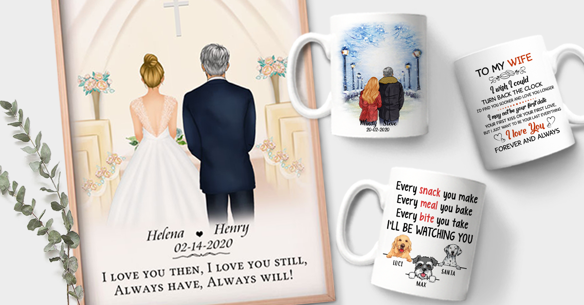 Shop personalized gifts for dog lovers, cat lovers and your beloved