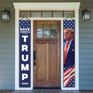 Trump Proud 2024 Porch Signs, Banners Outdoor, Gift For Trump Supporters, Election 2024