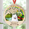 The Rainbow Bridge Had Visiting, Personalized Suncatcher Ornament, Car Hanger Memorial Gifts