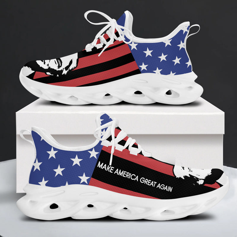 Trump Make America Great Again MaxSoul Shoes, Personalized Trump Sneakers, Trump Shoes, Election 2024