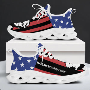 Trump Make America Great Again MaxSoul Shoes, Personalized Sneakers, Gift For Trump Fans, Election 2024