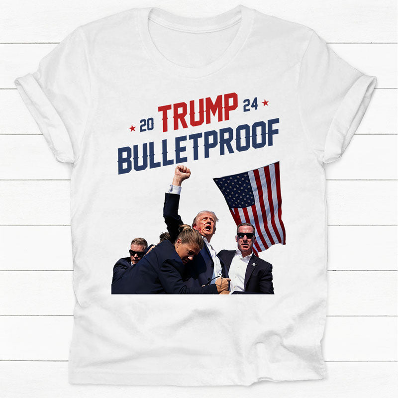 Trump 2024 Bulletproof, Trump Assassination Shirt, Gift For Trump Supporters, Election 2024