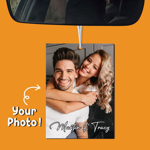 Custom Photo Special Moment, Personalized Air Freshener, Car Accessories