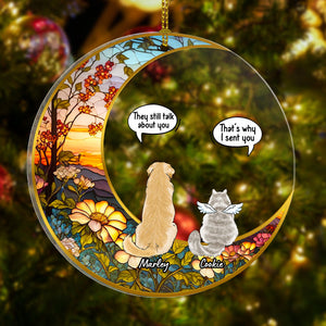 Still Talk About You, Personalized Circle Shape Ornament, Gift for Pet Lovers