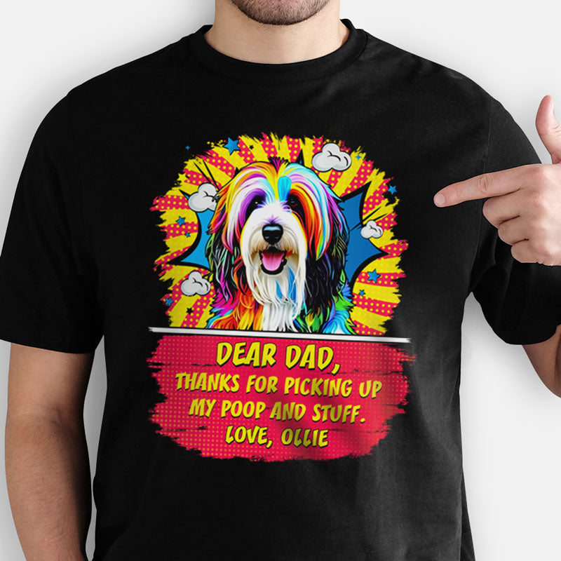 Thanks For Picking Up Our Poop Dog Pop Art, Personalized Shirt, Gifts For Dog Lovers