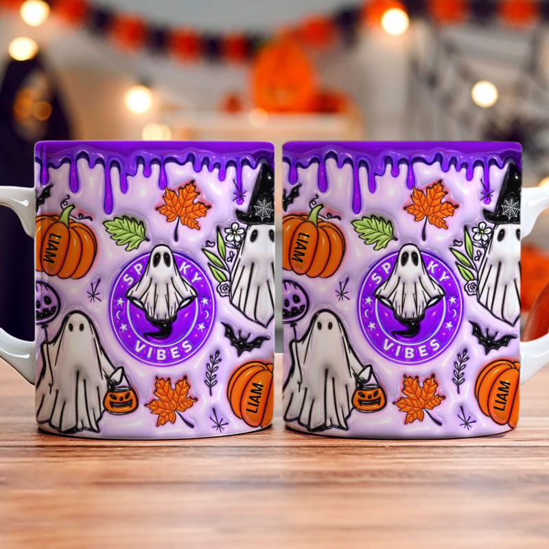 Halloween feeling spooky cheapest coffee mugs bundle