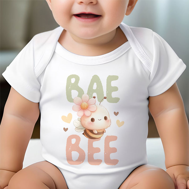 Bae Bee, Personalized Baby Clothes, Custom Baby Onesies, Baby Shower Gifts