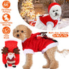 Pet Christmas Clothes Santa Claus' Reindeer Costume Winter Outfit for Small & Medium Dogs/Cats, S