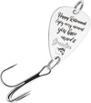 I Hooked The Best Dad Fishing Hook, Gifts For Father's Day, Gifts For Lovers