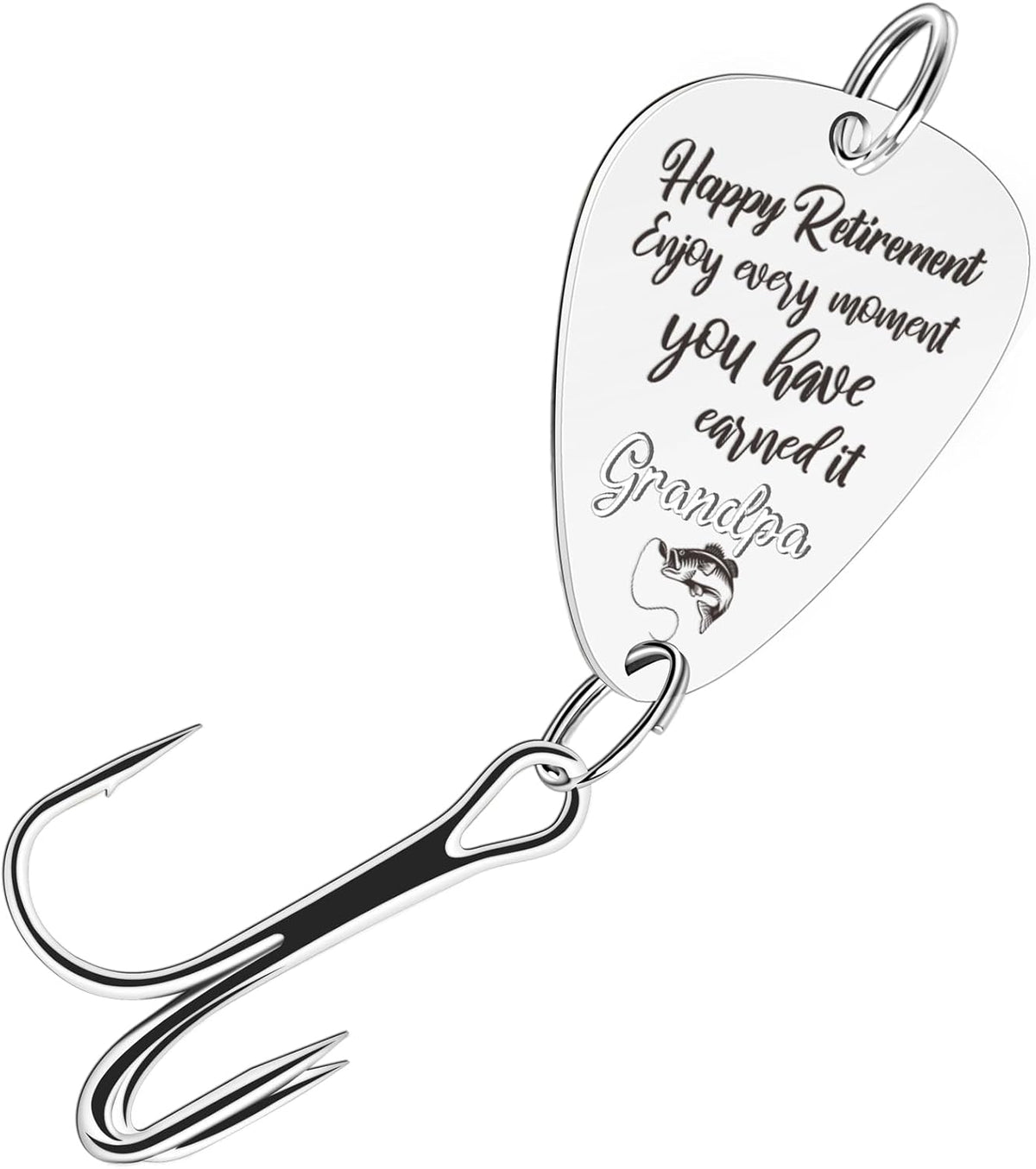 I Hooked The Best Dad Fishing Hook, Gifts For Father's Day, Gifts For Lovers