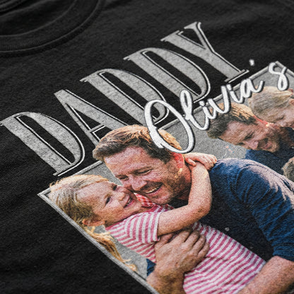 Custom Multi Photo For Dad, Personalized Shirt, Retro Vintage Bootleg Shirt, Custom Photo, Father's Day Gift