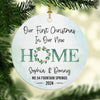 First Christmas In Our New House, Personalized Christmas Ornaments, Custom Holiday Gift