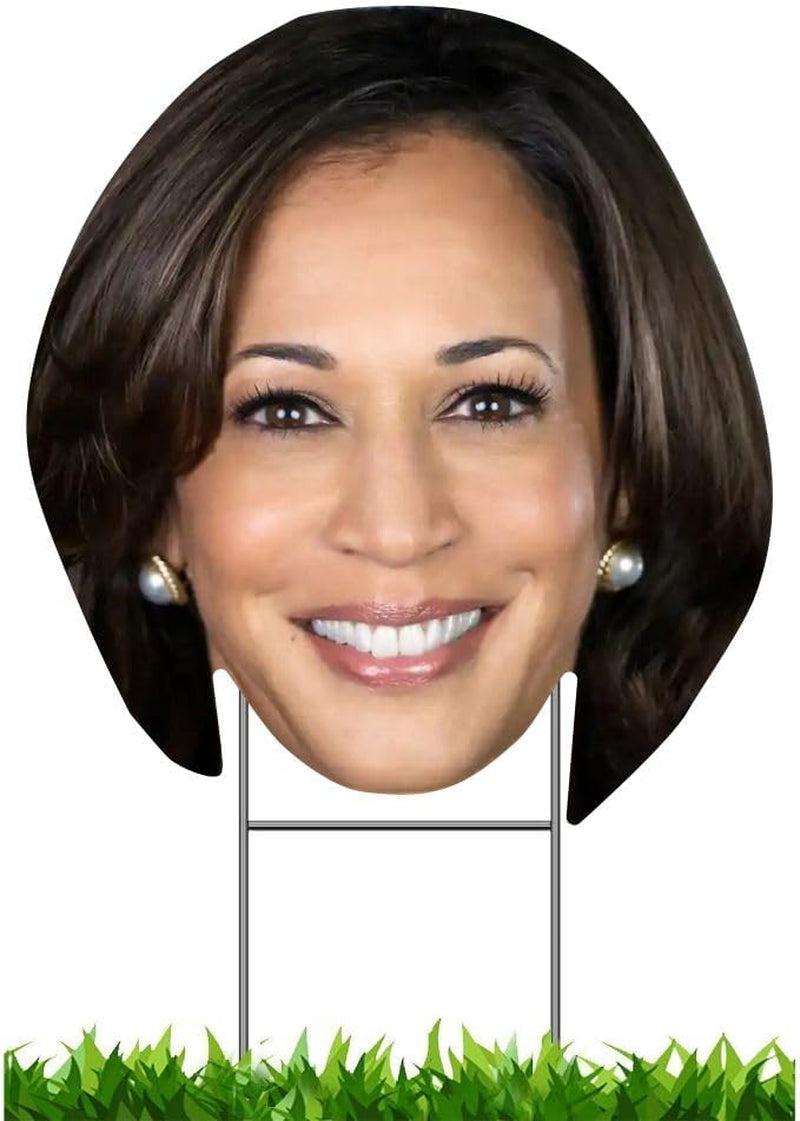 Kamala Harris Head Yard Sign, Gift For Kamala Supporters, Election 2024