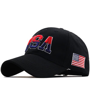 Letter USA Embroidery Baseball Cap, Gifts for 250th Anniversary and 4th of July Patriotic