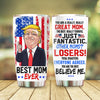 Best Dad Ever Trump Tumbler, Gift For Trump Supporters, Election 2024