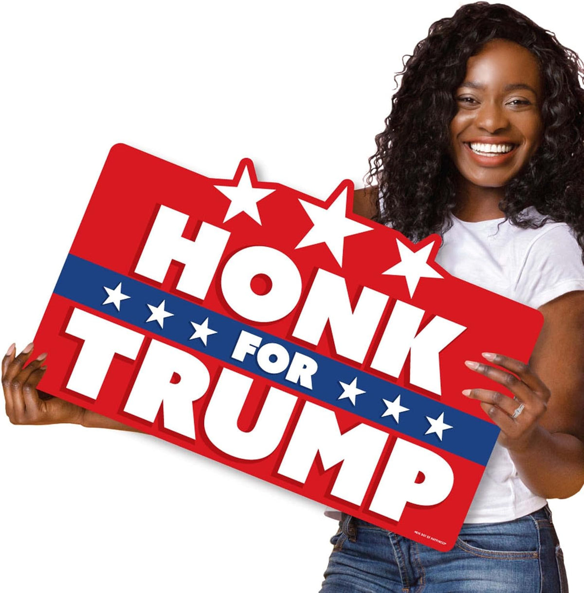 Honk for Trump Sign, Home Decoration For Trump Fans, Election 2024