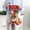 Christmas Stocking, Santa Claus, Snowman Decor Christmas Socks