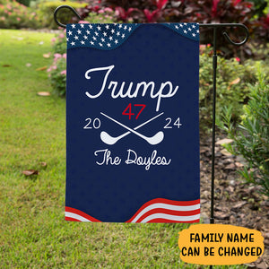 Golf 47 2024 Trump, Personalized Garden Flag, Home Decoration, Election 2024