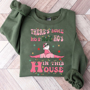 There's Some Ho's Ho's Ho's, Christmas Gift Ideas, Kid Sweatshirt, Christmas sweaters