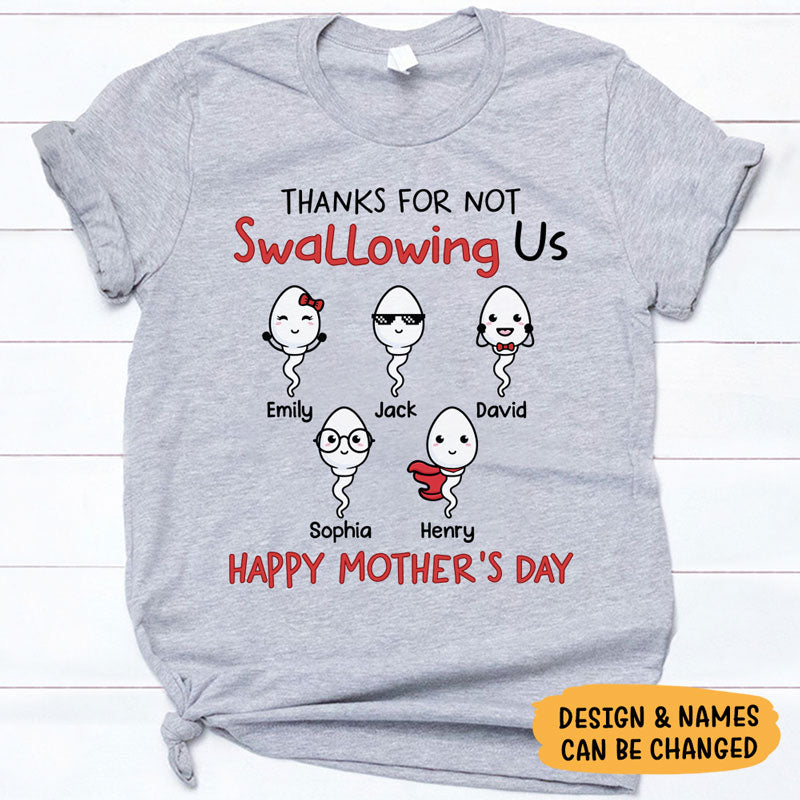 Mother's Day Gift Combo Swallowing Us, Personalized Shirt And Tumbler, Gift For Mom