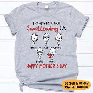 Mother's Day Gift Box Swallowing Us, Personalized Shirt And Tumbler, Gift For Mom