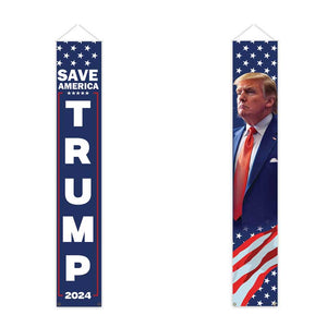 Trump Proud 2024 Porch Signs, Banners Outdoor, Gift For Trump Supporters, Election 2024