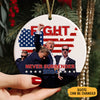 Legends Never Die Trump Fight, Trump Shooting, Personalized Trump Ornament, Election 2024