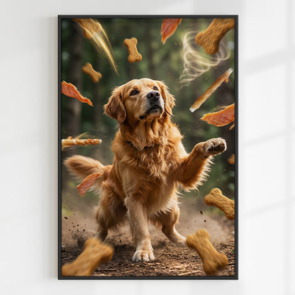 Favorite Treats Portraits Pet Photo Personalized Poster, Personalized Poster, Gift For Pet Lover, Custom Pet Poster