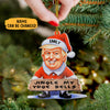 Trump Jingle My Yuge Bells, Personalized Shape Ornament, Trump Ornament, Election 2024