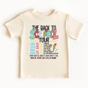 The Back To School Tour, Bruh We Back, Personalized Shirt, Gifts For Girl