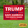 Save America Custom Family Name, Personalized Yard Sign, Trump Sign, Election 2024