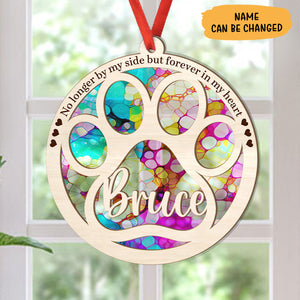 If Love Could Save You Paw Name, Personalized Suncatcher Ornament, Car Hanger