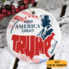 Make America Great Again, America Map Trump, Personalized Trump Ornament, Election 2024