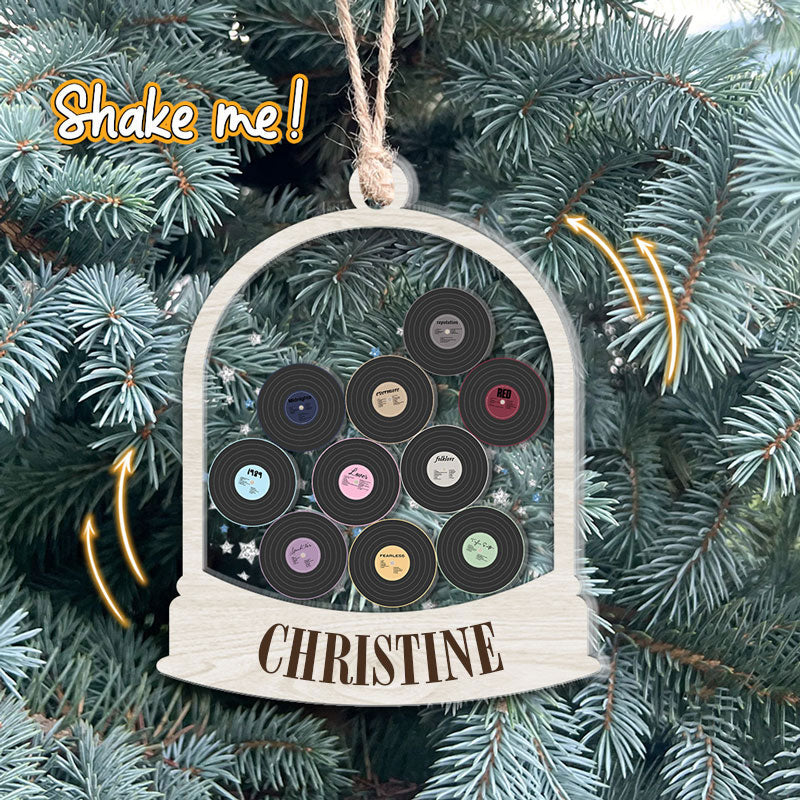 Eras Tour Ornament Custom Text Upload Photo Taylor Swift Christmas