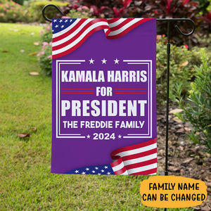 Kamala Harris For President 2024, Kamala Harris Personalized House Flag, Home Decoration, Election 2024