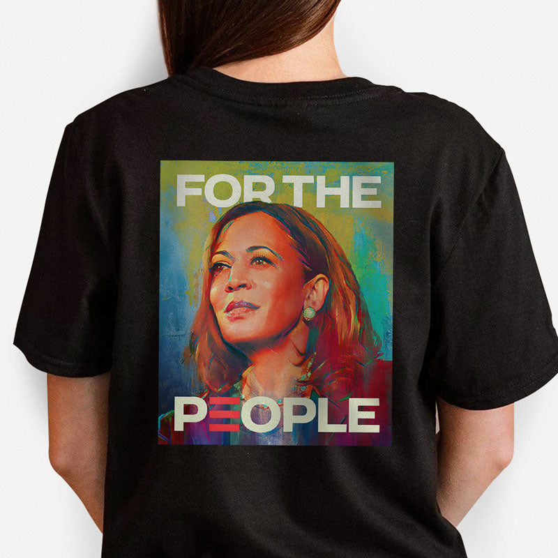 Kamala Harris For The People Retro, Kamala Harris Backprint Shirt, Gift For Kamala Harris Supporters, Election 2024