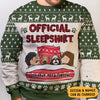 Official Sleepshirt Couple, Personalized All-Over-Print Sweater, Ugly Sweater, Gift For Dog Lovers