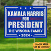 Kamala Harris For President 2024, Personalized Yard Sign, Kamala Harris Sign, Election 2024