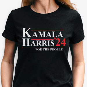 Kamala Harris 24 For The People, Kamala Harris Dark Shirt, Gift For Kamala Harris Supporters, Election 2024