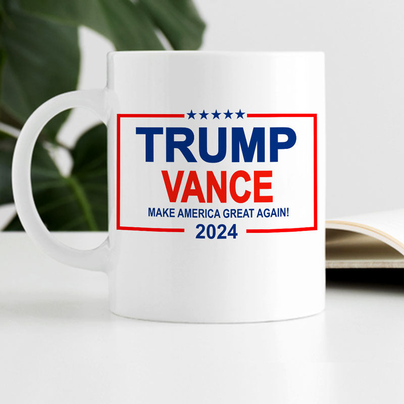 Trump Vance Make America Great Again 2024, Trump Supporters Mug, Election 2024