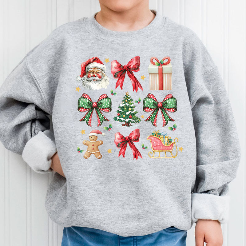 Coquette Christmas, Christmas Gift Ideas, Christmas Sweatshirt, Kid Sweatshirt