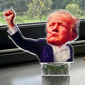 Custom Trump Photo Bobblehead, Head Shaking Acrylic Ornament, Funny Gift For Trump Fans, Election 2024