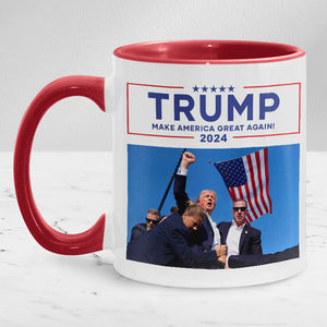 Trump Assassination Attempt Coffee Mug, Trump Supporters Mug, Election 2024