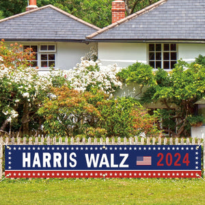 Harris Waltz 2024 Banner, Gift For Kamala Harris Supporters, Election 2024 $29.95 USD