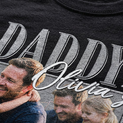 Custom Multi Photo For Dad, Personalized Shirt, Retro Vintage Bootleg Shirt, Custom Photo, Father's Day Gift